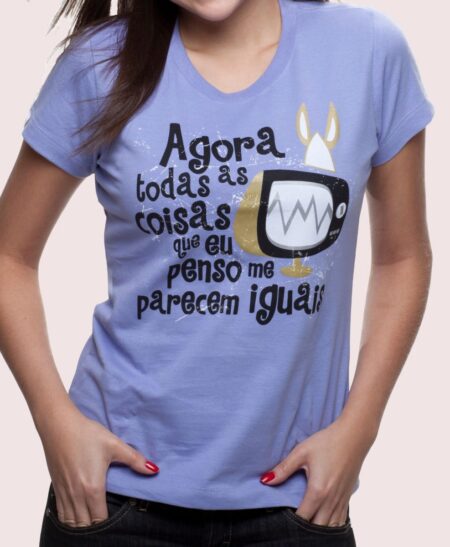 Camiseta Televisão - Feminina
