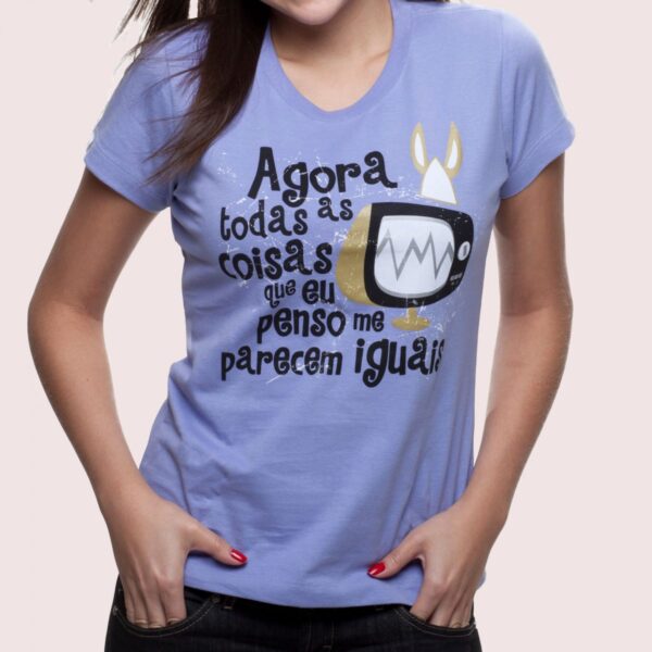 Camiseta Televisão - Feminina