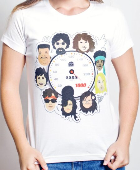 Camiseta 10 anos a 1000 - Feminina - Branca