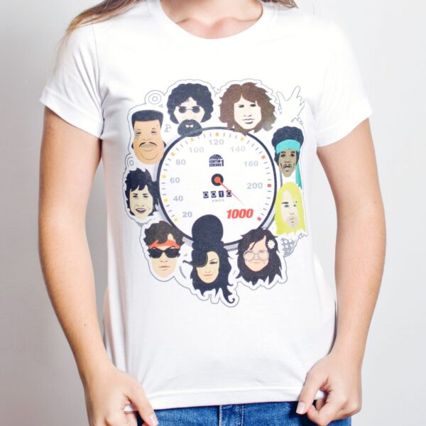 Camiseta 10 anos a 1000 - Feminina - Branca