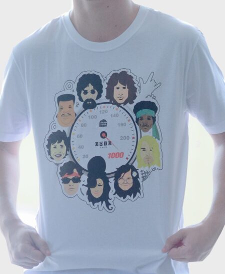 Camiseta 10 anos a 1000 - Masculina - Branca