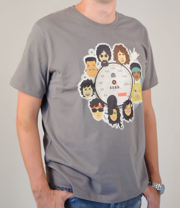 Camiseta 10 anos a 1000 - Masculina - Cinza