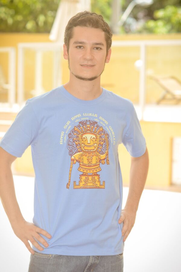 Camiseta Ama - Masculina - Azul - Imagem 3