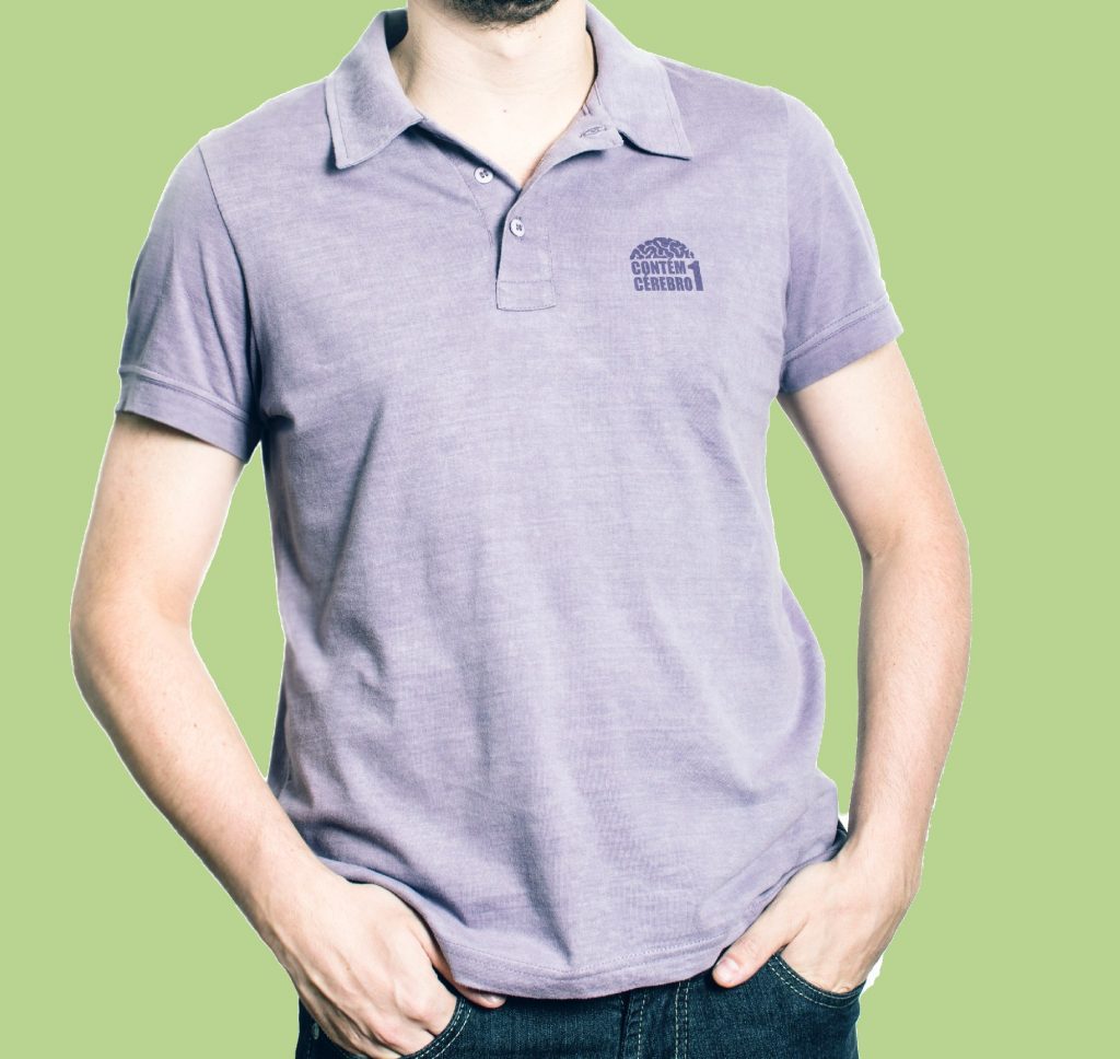 Camiseta Pólo - Masculina - Roxa