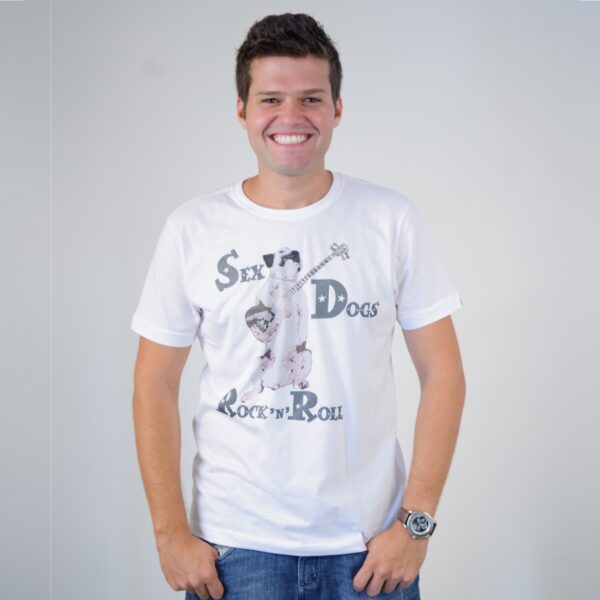 Camiseta Sex Dogs Rock'n'Roll - Masculina - Imagem 3
