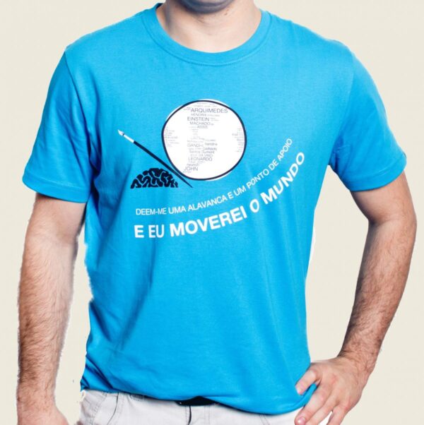 Camiseta Alavanca - Masculina - Azul