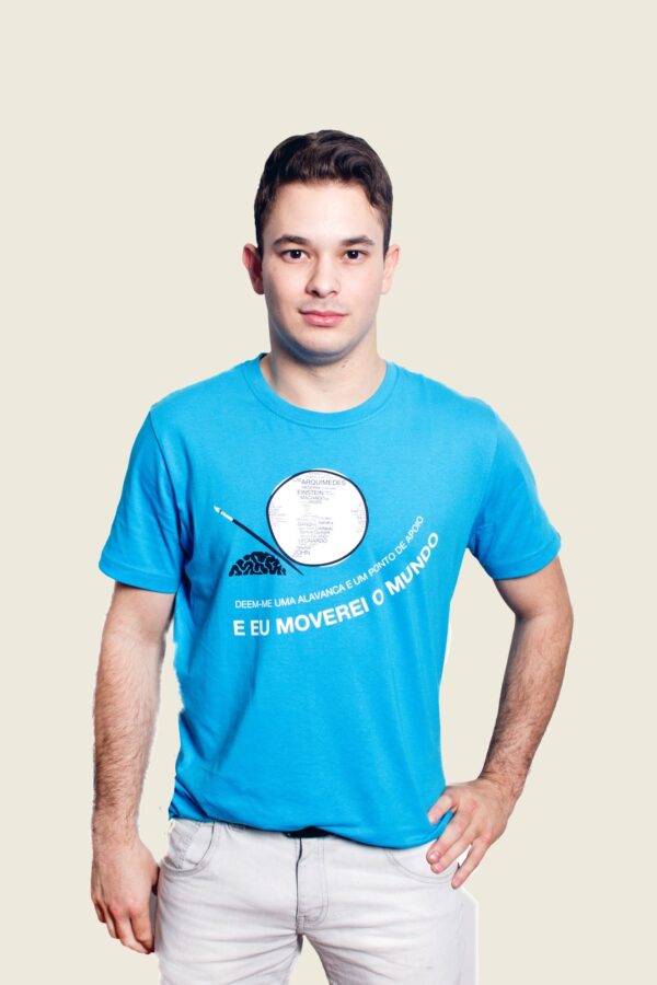 Camiseta Alavanca - Masculina - Azul - Imagem 3