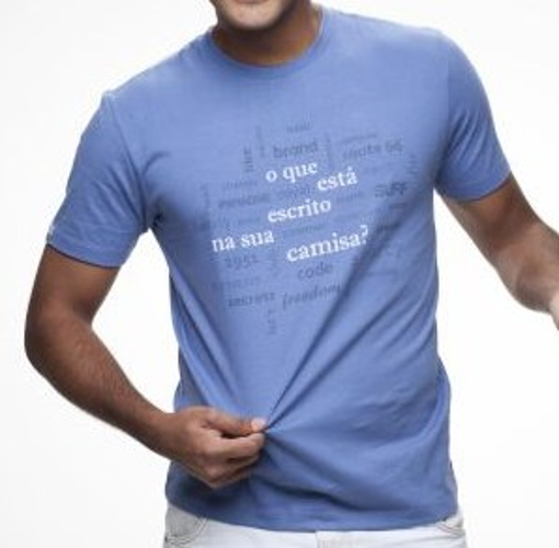 Camiseta O que está escrito? - Masculina