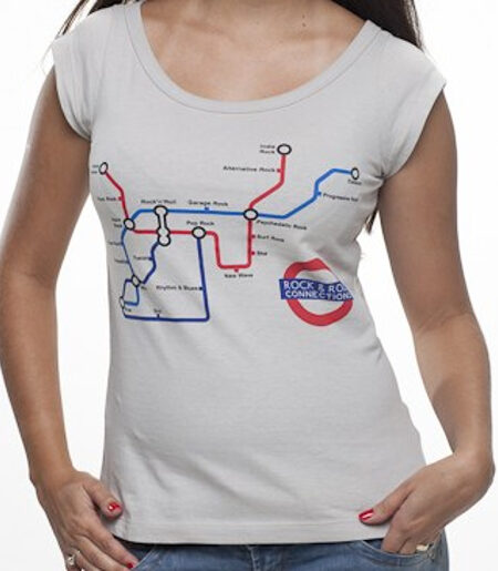 Camiseta Rock'n'roll Connections - Feminina - Canoa