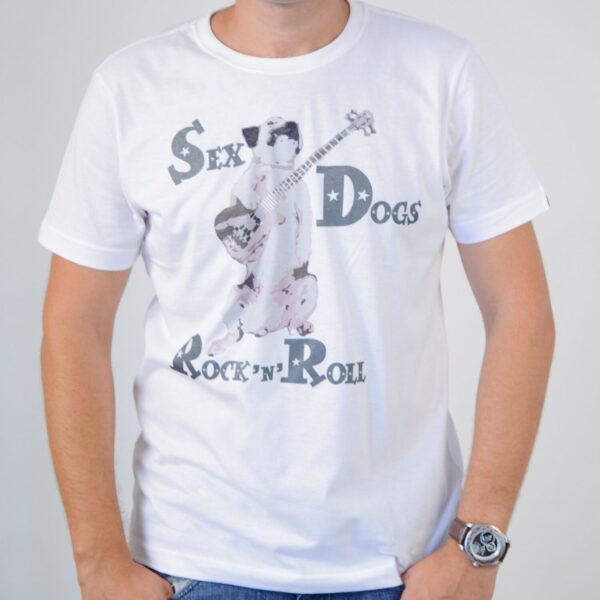 Camiseta Sex Dogs Rock'n'Roll - Masculina