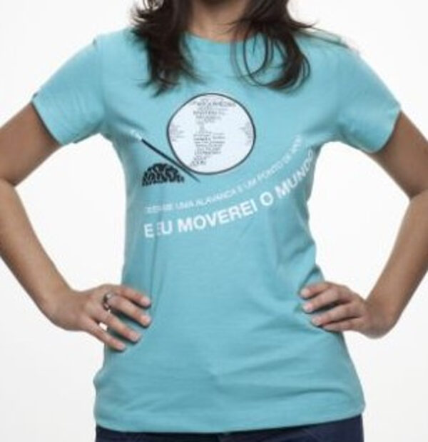 Camiseta Alavanca - Feminina - Turquesa - Imagem 3