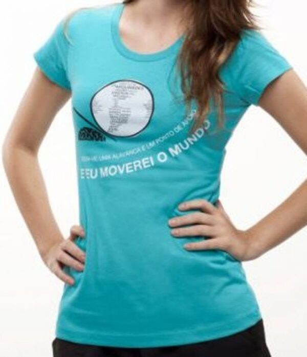 Camiseta Alavanca - Feminina - Turquesa
