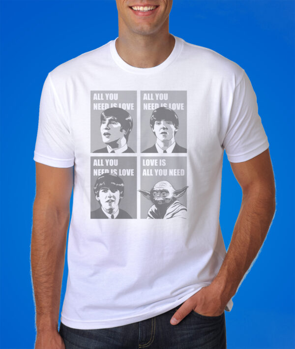 Camiseta All You Need is Love - Masculina - Branca